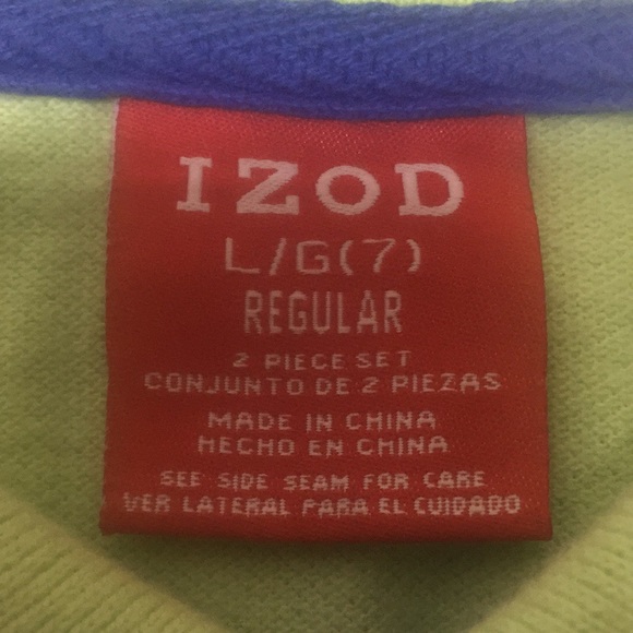 SALE ππ IZOD Short Sleeve Polo Shirt Youth - Picture 3 of 4